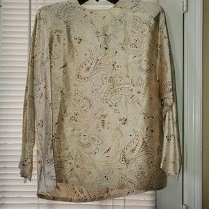 NWT Linda Allard for Ellen Tracy Womens Silk Blouse 6